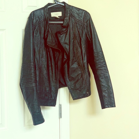 Caslon Jackets & Blazers - Moving SALE Caslon Black Leather EUC 💯 Leather